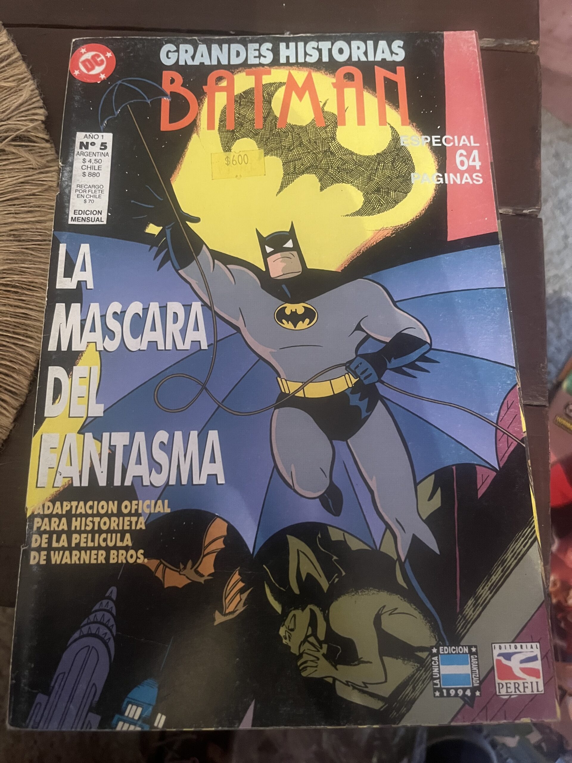 Grandes Historias Batman N°6 La Mascara del Fantasma - Zienke Comics
